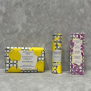 Beekman 1802 Sunshine Lemon and Lilac Dream Set
